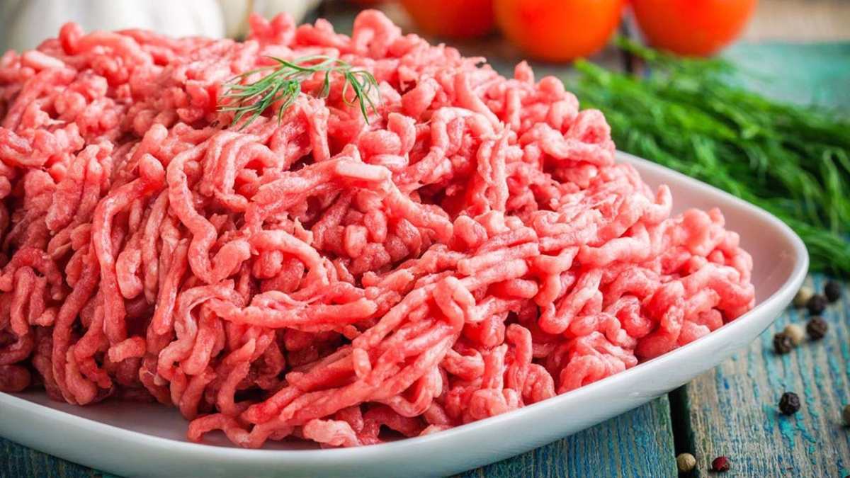 غذا با گوشت چرخ کرده