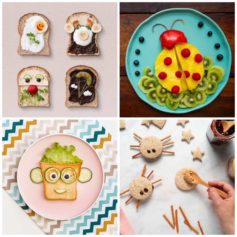 تزیین غذا برای جشنواره غذا در مدرسه