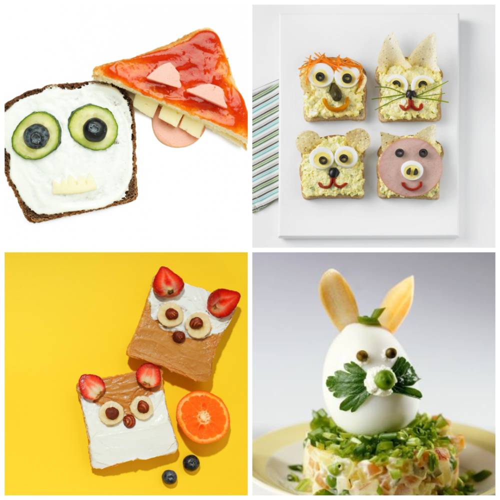 تزئین غذا برای جشنواره مدرسه