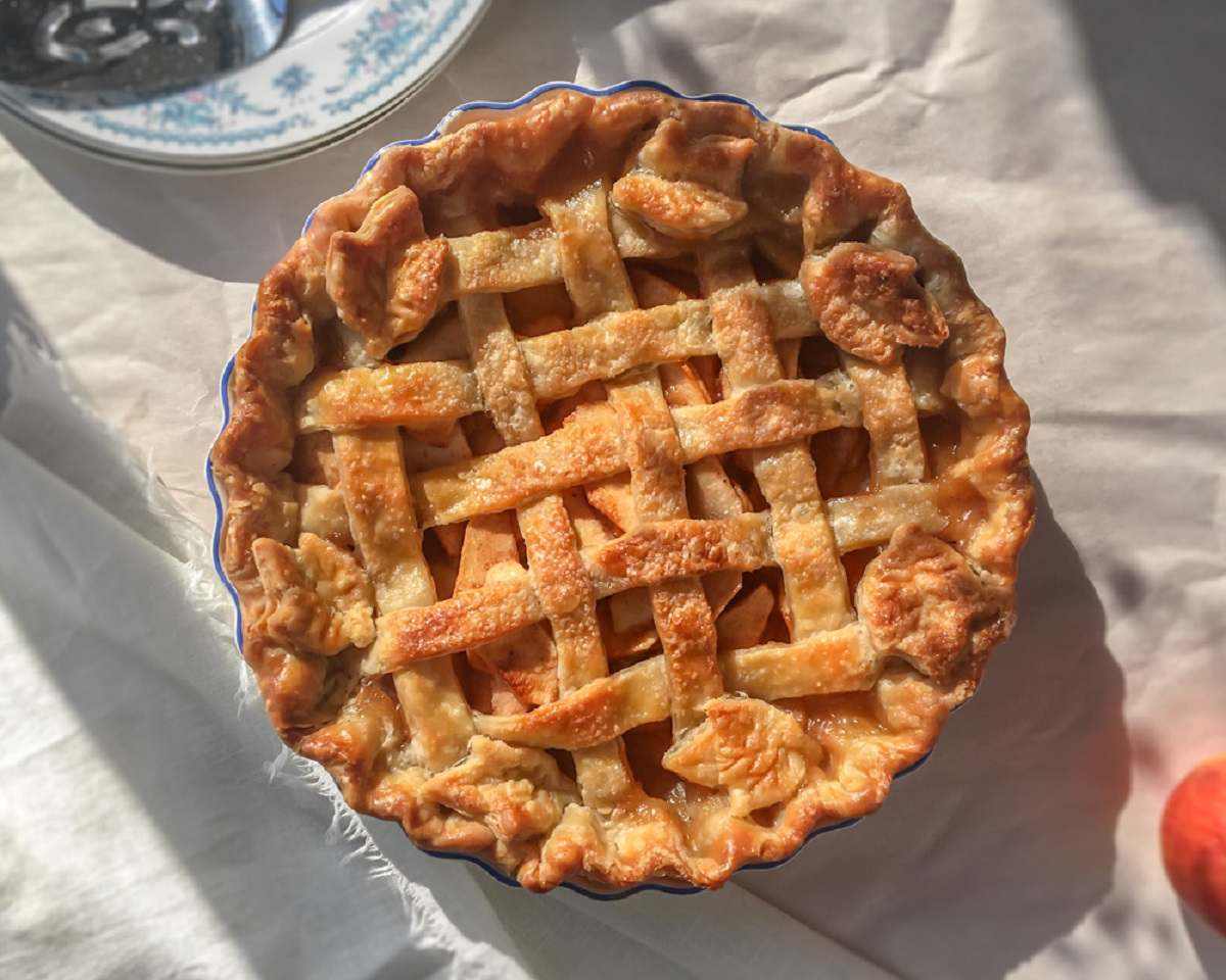 عصرانه خوشمزه ساده-تارت سیب