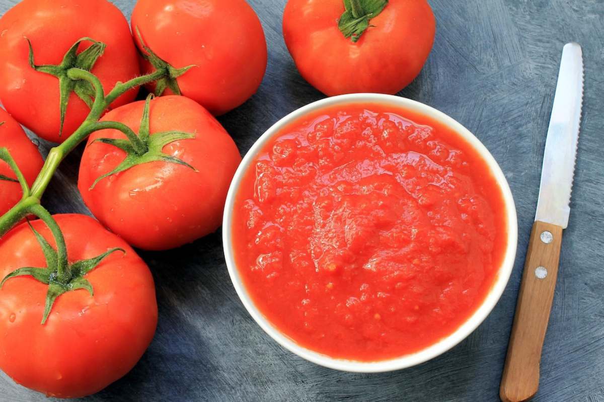 غذای فریزری کارمندی-پوره گوجه فرنگی