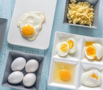 شام با تخم مرغ