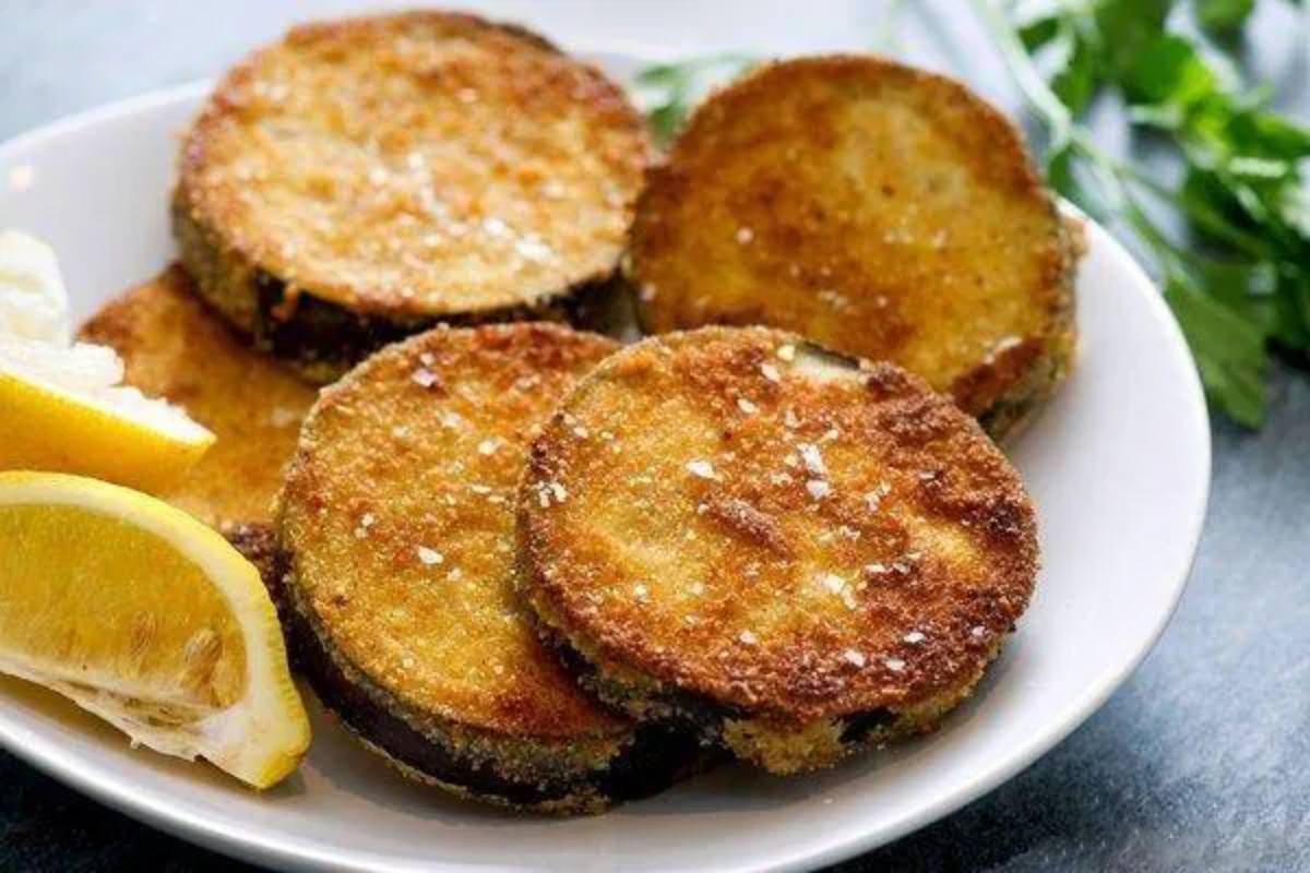 شام با بادمجان سرخ شده