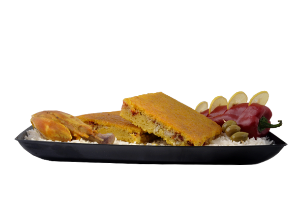 ته چین مرغ با دوغ