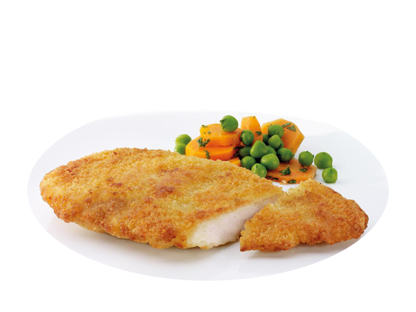 فیله مرغ سوخاری با سیب زمینی سرخ کرده با دوغ